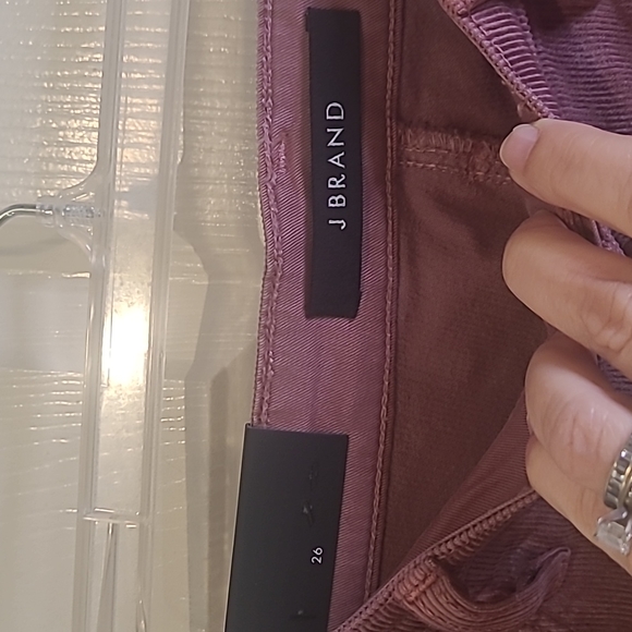 NWT J Brand Alana Madame High Rise Crop Skinny Corduroy Pants Size 26 - Picture 5 of 10